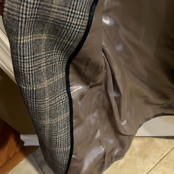 J Crew gray plaid schoolboy wool blazer prep - Picture 12 of 14